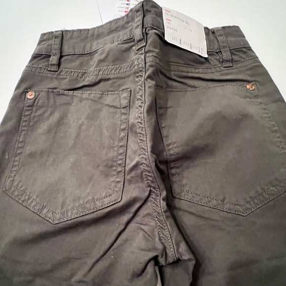 NINETEEN 91 MID RISE SATEEN JUNGLE GREEN JEGGING JEANS. SIZE 0 - Picture 6 of 9